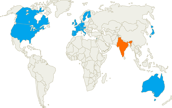 Iris Pharma clients in the world
