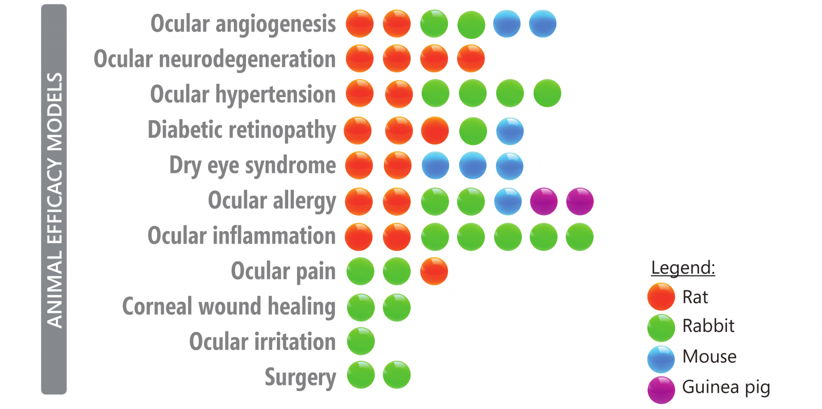 Animal efficacy models available at Iris Pharma